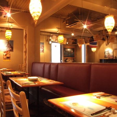 The arrangement of the table seats can be moved freely ♪ Please consult us ♪ Up to 35 banquets!