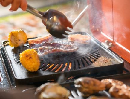 【みんなでガーデンBBQ!】90分飲み放題付き!新鮮シーフードBBQプラン5900円(税込)
