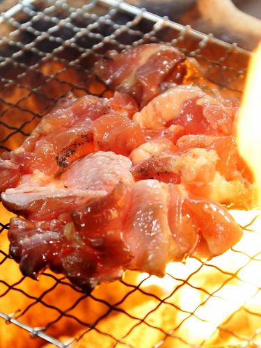 [厳選銘柄鶏]静岡県産　いきいき鶏の炭火網焼き