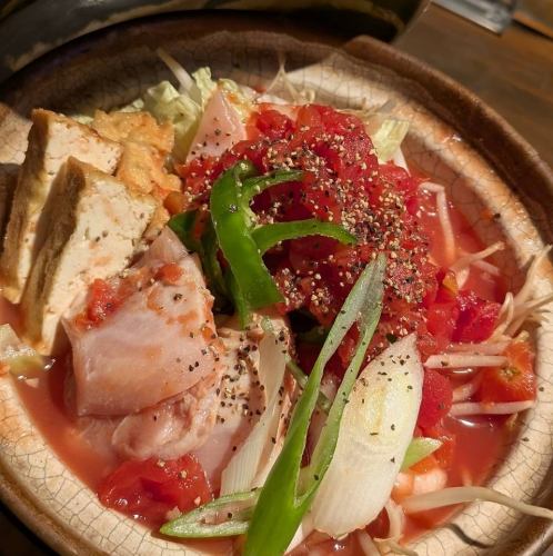 特製鶏ガラ出汁の鶏トマト煮