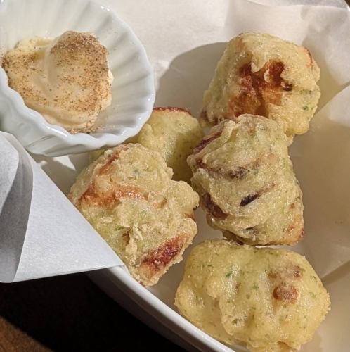 チーズちくわ磯部揚げ
