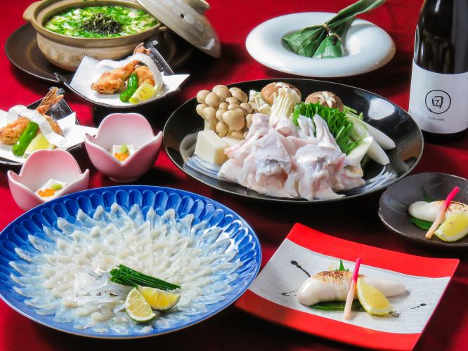 Same-day reservation OK [Fukuno full course with grilled Shirako] Total of 9 dishes Regular price: 8,300 yen ⇒ 6,700 yen