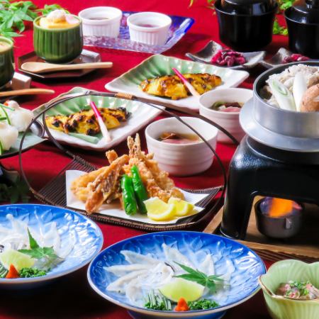 当店オススメ！【プレミアム★祝ふくコース】100分飲放付11品6000円