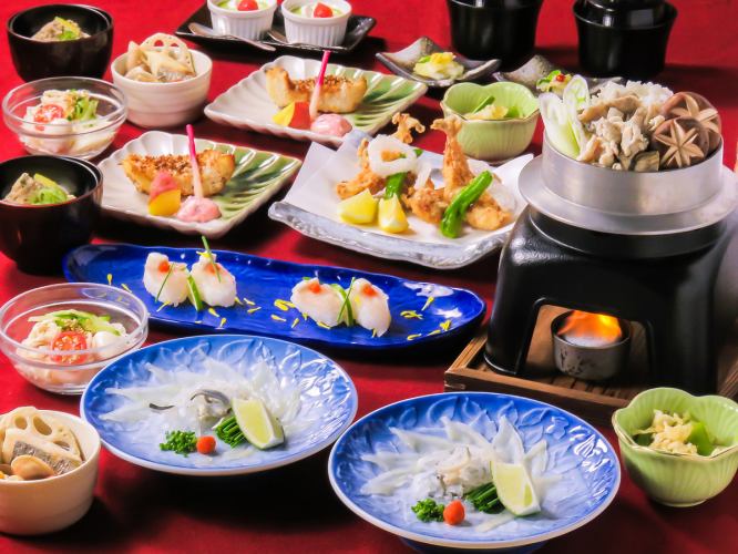 【プレミアム★祝ふくコース】100分飲放付11品6600円※前日までの要予約