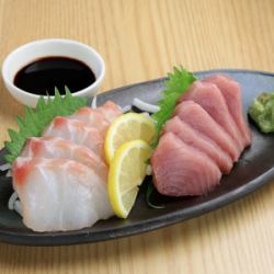 本日の鮮魚刺身2種盛り