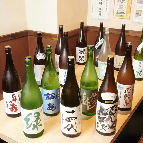 豊富な日本酒!!