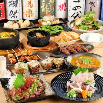 【12/11～1/4】忘年会限定二時間飲み放題付き6000円(税込)《プレミアムコース》