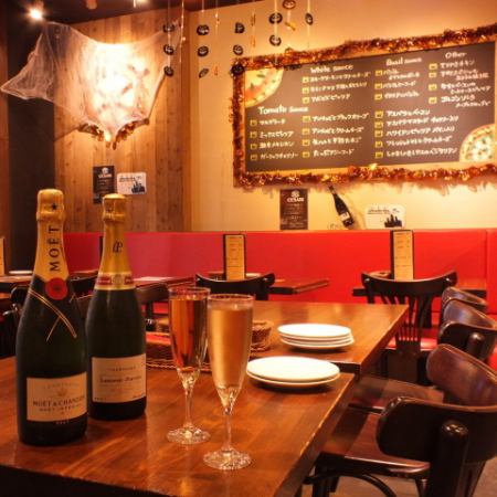 We also have champagne ready for you to celebrate with your loved ones!