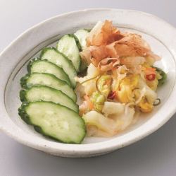 きゅうりと白菜の浅漬