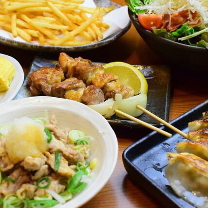 【コスパ抜群！ボリューム満点◎】本格炭火が楽しめる焼鳥コース／選べる鍋コースをご用意♪