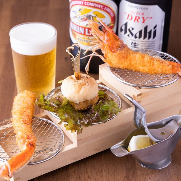 お酒も進む！こだわった珍しい串カツメニューの数々☆