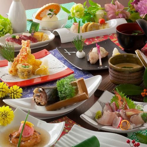 March: Flatfish sashimi, grilled Spanish mackerel, and Hakata motsunabe "welcome/farewell party" course [7 dishes with 2 hours of all-you-can-drink for 6,000 yen]