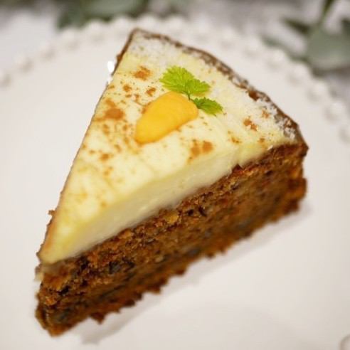 Carrot cake with plenty of spices