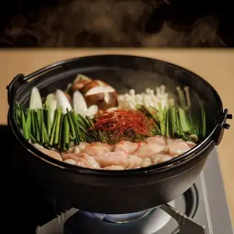 [Extremely Popular!!] Special 'Motsunabe Course' using Wagyu beef offal, 3-hour all-you-can-drink included, 8 dishes total, 4500 yen