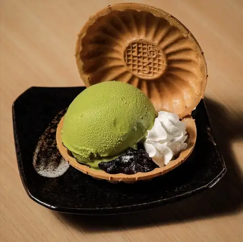 抹茶最中冰淇淋