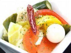 Various pickled vegetables
