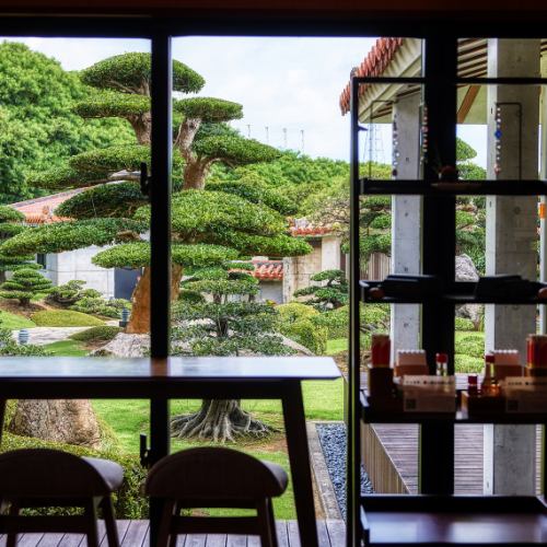 店内からの景色も抜群！ 