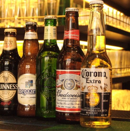 We offer a wide variety of products, including crafts and bottled beer from around the world!