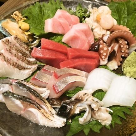 [2 hours all-you-can-drink] Seafood, fried food, and a satisfying final course♪ Today's recommended course ◆ 6 dishes ◆ From 5,000 yen (tax included)