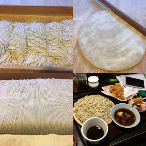 自家製粉・石臼挽き・手打ち蕎麦