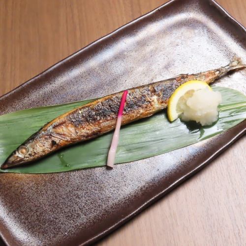 [Delicious] Autumn taste! Grilled salted pacific saury