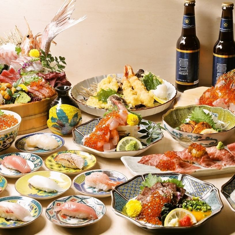 お寿司の食べ放題が誕生！？北陸の海鮮を心ゆくまでご堪能下さい