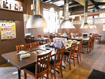 完全貸切ＯＫ★最大60名様まで可能な大きな店内貸切の際は事前にお問い合わせください