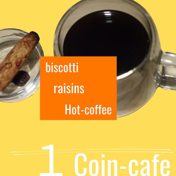 1coin-cafe 500 yen (tax included)