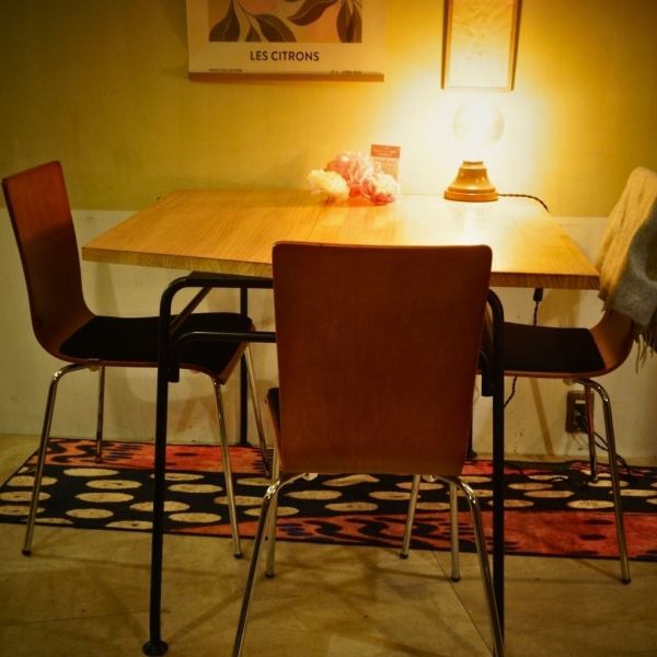 周りの雰囲気を気にせずゆったりお食事を楽しんでいただけます。おひとりさまでのご利用やカップルでのご利用にも最適です◎ゆったりとおくつろぎください。