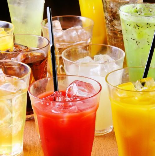 A variety of non-alcoholic drinks ♪