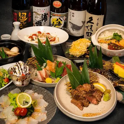 【夏限定】《風涼みの旬宴コース》 生ビール付き♪ 全10品3時間飲み放題付き4,980円