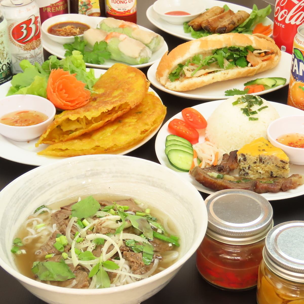 This is a restaurant where you can casually enjoy an authentic Vietnamese lunch!