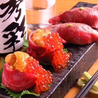 人気のうにくや土鍋ごはん付き豪華コース♪2時間飲み放題付き 全12品6000円(税込)