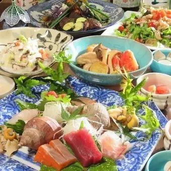 【選べるメイン】2H飲み放題付き お刺身3点盛りなど全9品 5500円→5000円(税込)