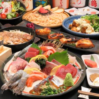 [Very satisfying ◎ Perfect for summer parties ♪] 10 popular dishes + 2 hours of all-you-can-drink "Luxury Course" 6,000 yen → 5,500 yen (tax included)