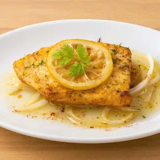 【魚介料理】メカジキ バター醤油焼き