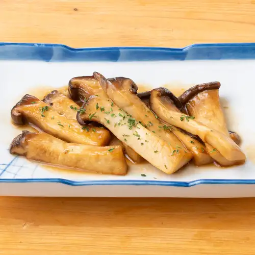 King Oyster Mushrooms with Garlic Butter