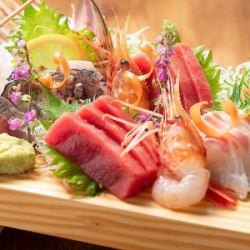 5 kinds of sashimi