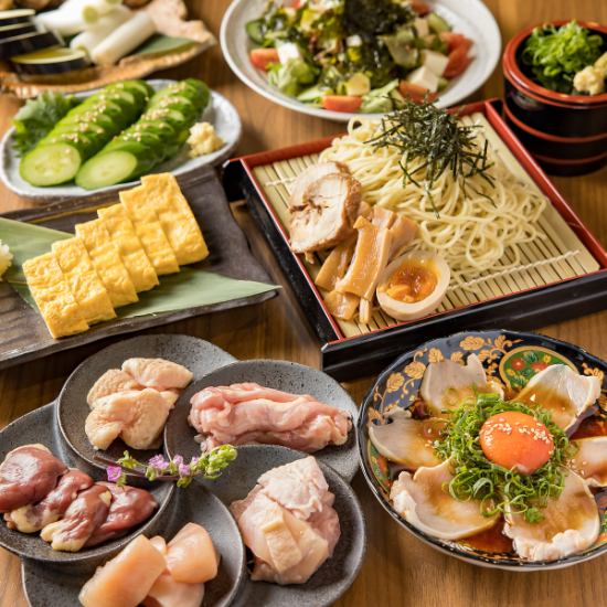 【枚方市駅5分】朝引き鶏の鶏刺し&炭火で焼く鶏焼きを堪能。仕事帰りや飲み会、貸切可