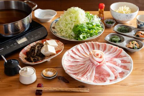 【ちゃぁぶー贅沢コース】県産あぐーを低価格で♪