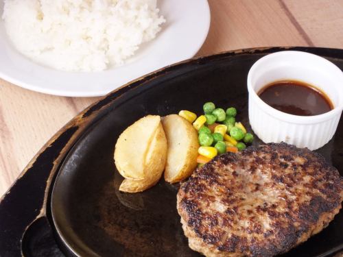 Beef hamburger steak