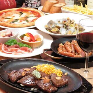 [Enjoyable Course] 3 to 45 people ◆ 8 dishes ◆ 5,000 yen (tax included) [2 hours all-you-can-drink included ♪]