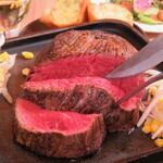 Domestic beef rump block steak 600g