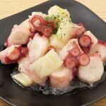 Octopus and celery marinade