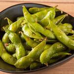 Garlic edamame