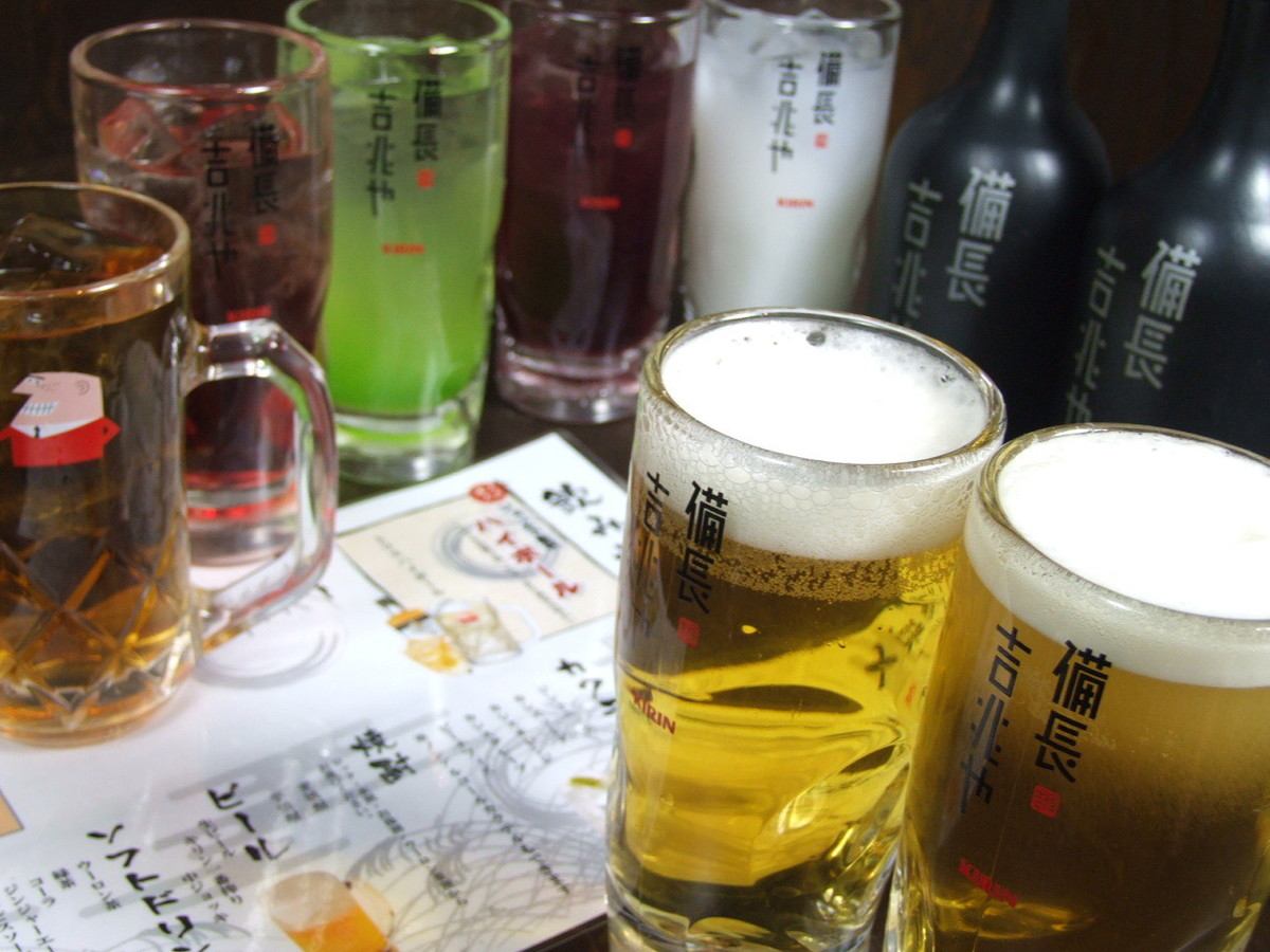 90 minutes You can enjoy all-you-can-drink on single item + 1500 yen / 800 yen (non al) ★