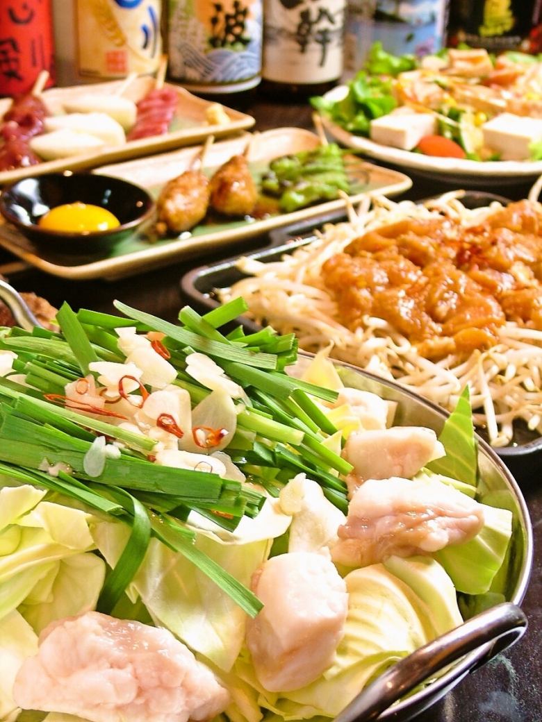 Stop within 2 minutes on foot from the shop prideful of yakitori-nabe with a reasonable price