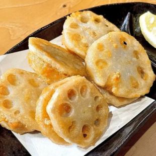 れんこんのはさみ揚げ