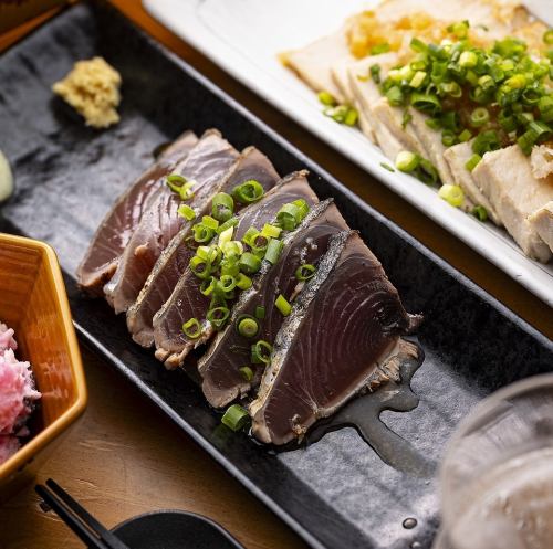 高知の名物、鰹のタタキ!