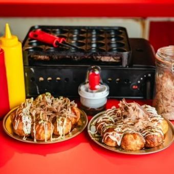 ◇◆たこ焼き食べ放題プラン◆◇飲み放題男性1980円女性1580円＋780円